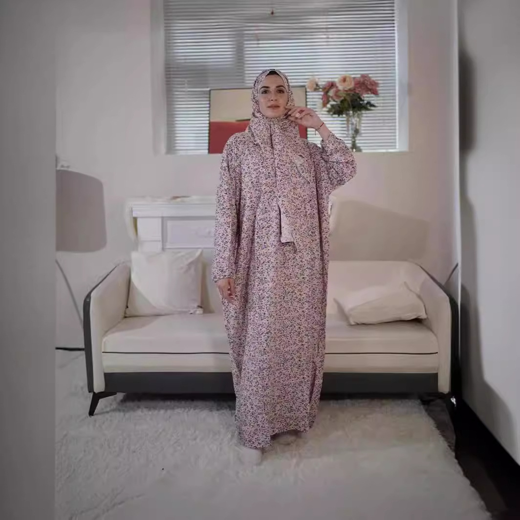 Women Accessories Dubai - Jalabiya Abayas 여성용 프린트 원피스 원피스
