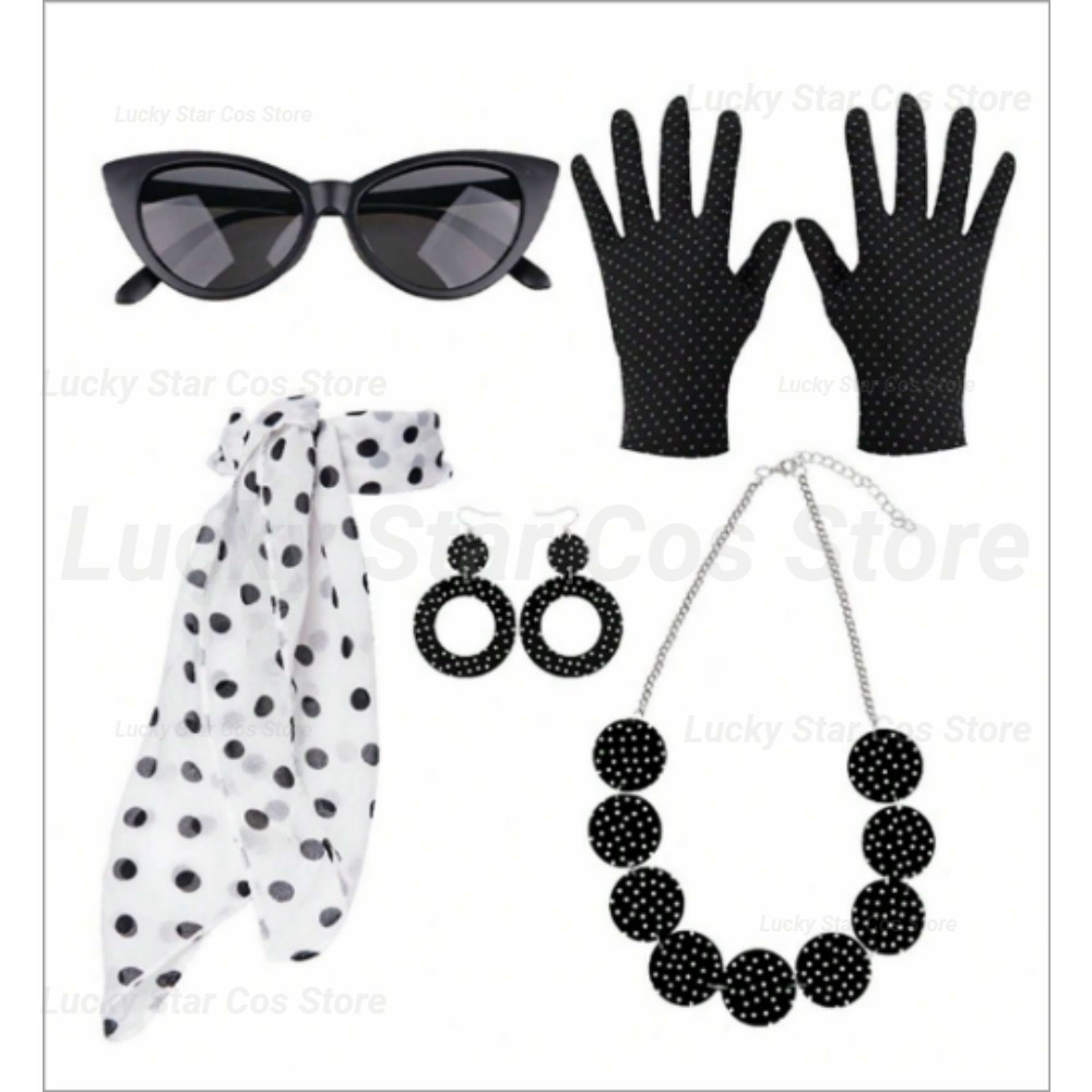 Women'S Accessories In The 1950S - 50년대 복고풍 의상 액세서리 폴카 도트