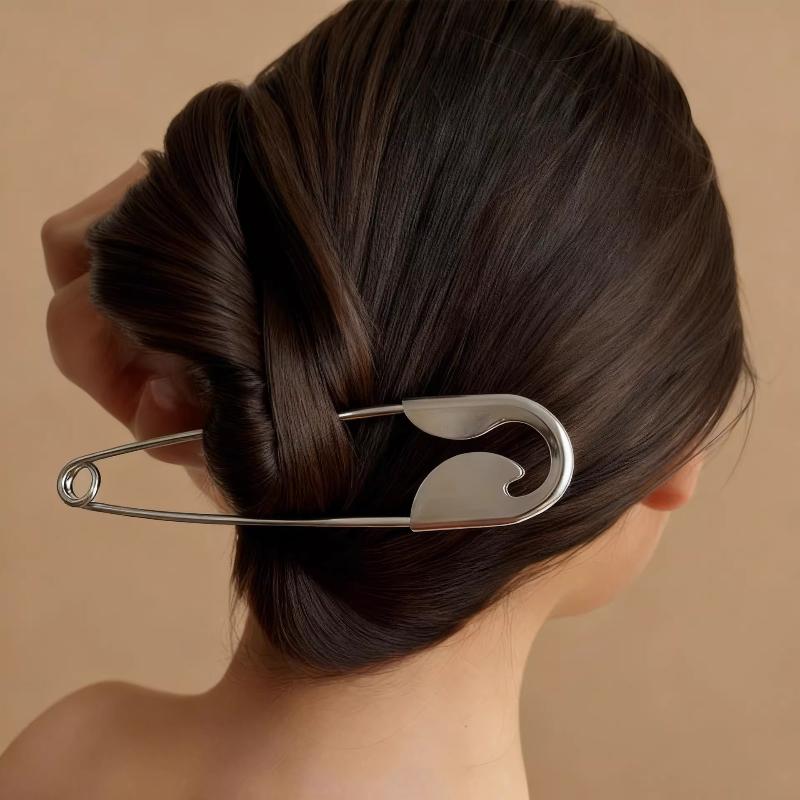 인기 상품: 여성 및 소녀용 대형 안전핀, 금속 헤어  - Women Accessories Sale 리뷰 및 가격