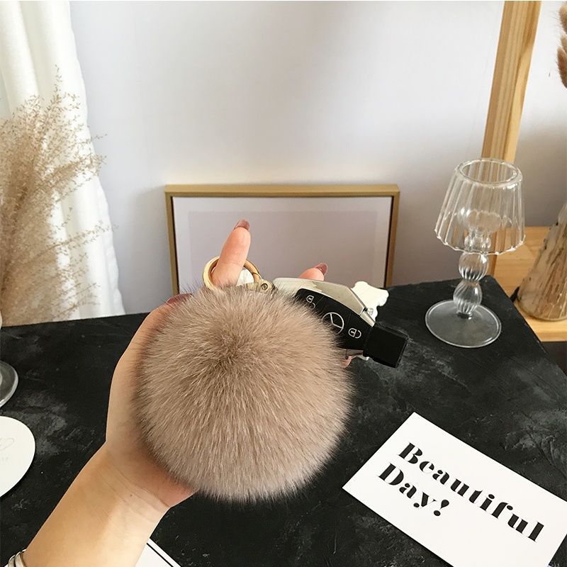 2024 푹신한 리얼 폭스 모피 볼 Poms 여성을위한 - Women'S Emo Accessories 리뷰 및 가격