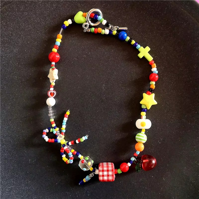 귀여운 여름 Y2K 하트 과일 토마토 Bowknot 펜 - Women'S Emo Accessories 리뷰 및 가격