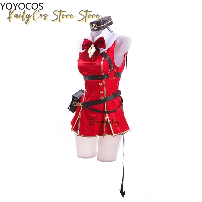 골드 쉽 코스프레 의상 가발 모자 귀 꼬리 빨간색 의상 - Women'S Red Accessories 리뷰 및 가격