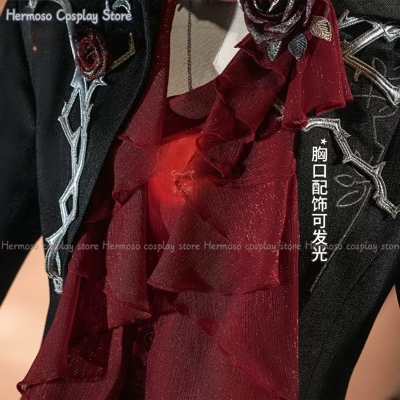 Identity V 작곡가 우아이스네 코스프레 의상 프 - Women'S Red Accessories 리뷰 및 가격