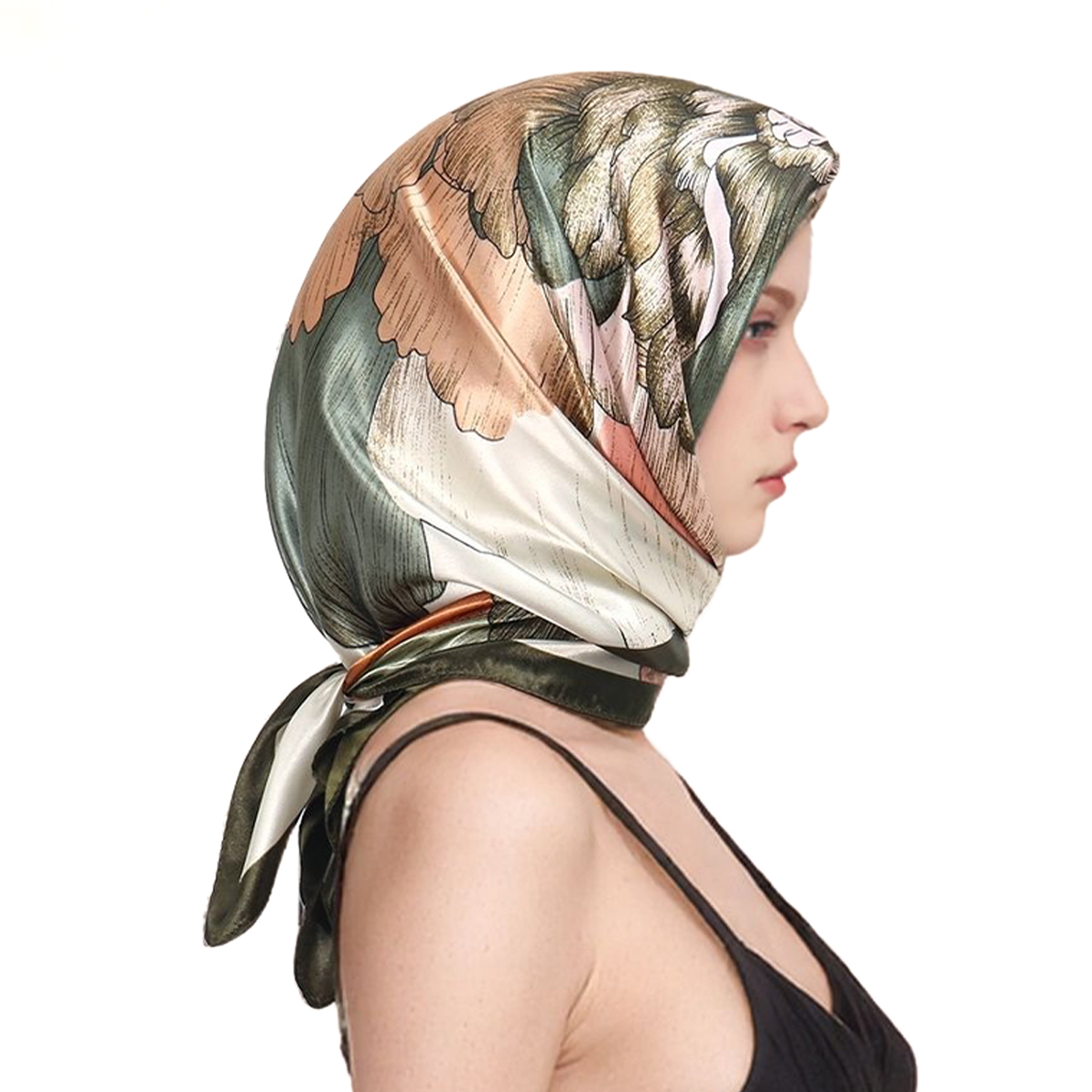 90*90cm 새틴 실크 스퀘어 스카프 여성 패션 스카 - Silk Scarf Square 리뷰 및 가격
