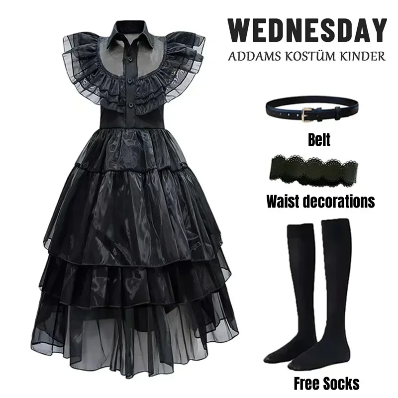 소녀들을 위한 검은 마녀 공주 드레스 코스프레 드레스  - Women'S Accessories Clothing 리뷰 및 가격