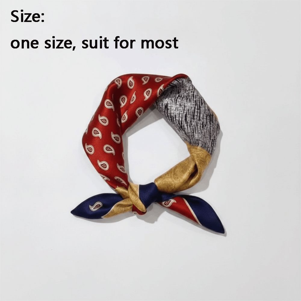 실크 소재 실크 스퀘어 스카프 플로럴 프린트 부드러운  - Silk Scarf Square 리뷰 및 가격