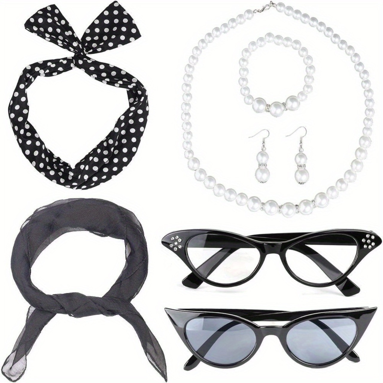 PESENAR 50년대 여성 의상 액세서리 세트는 19 - Women'S Accessories In The 1950S 리뷰 및 가격