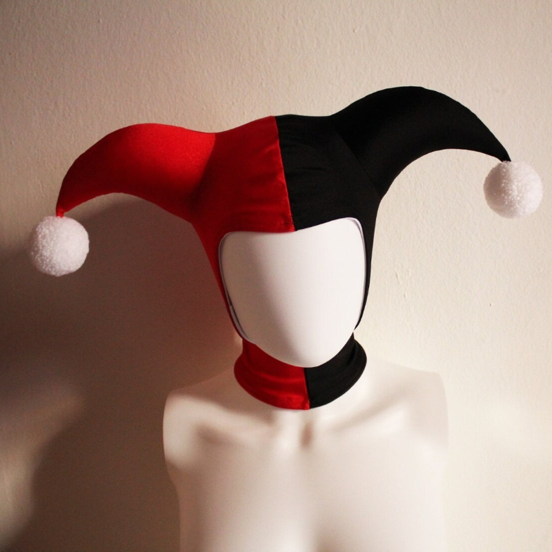 QQ Jester 코스프레 블랙/레드 모자 코스프레 모 - Women'S Red Accessories 리뷰 및 가격