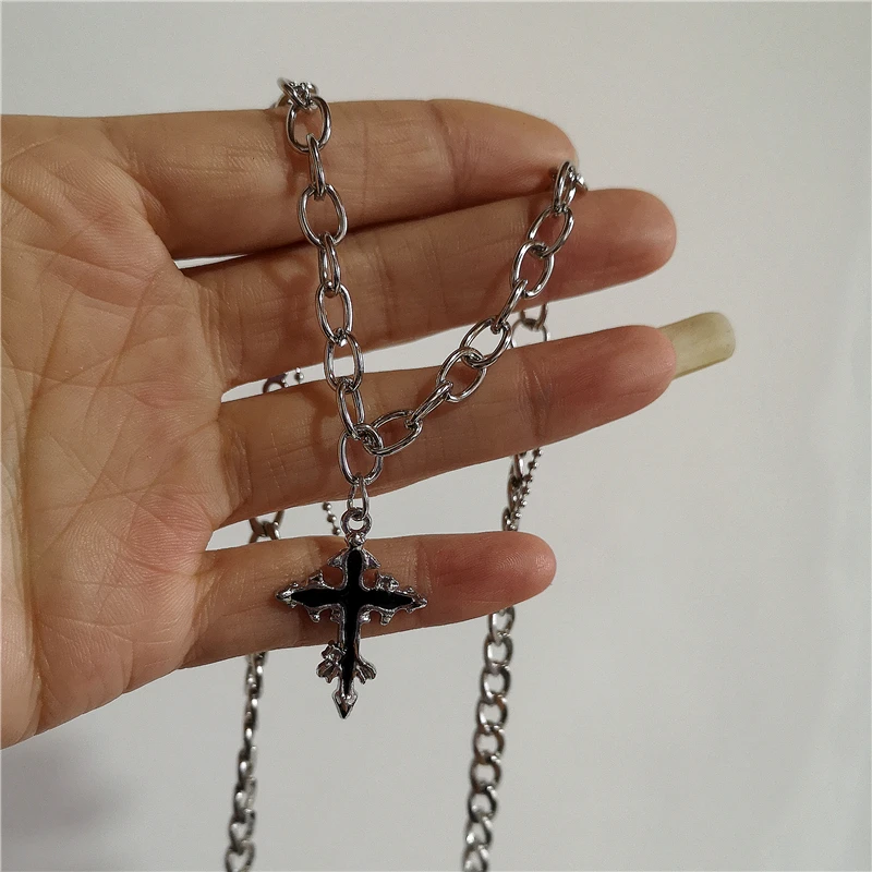 레드 라바 하트 스타 크로스 펜던트 체인 목걸이 여성  - Women'S Emo Accessories 리뷰 및 가격