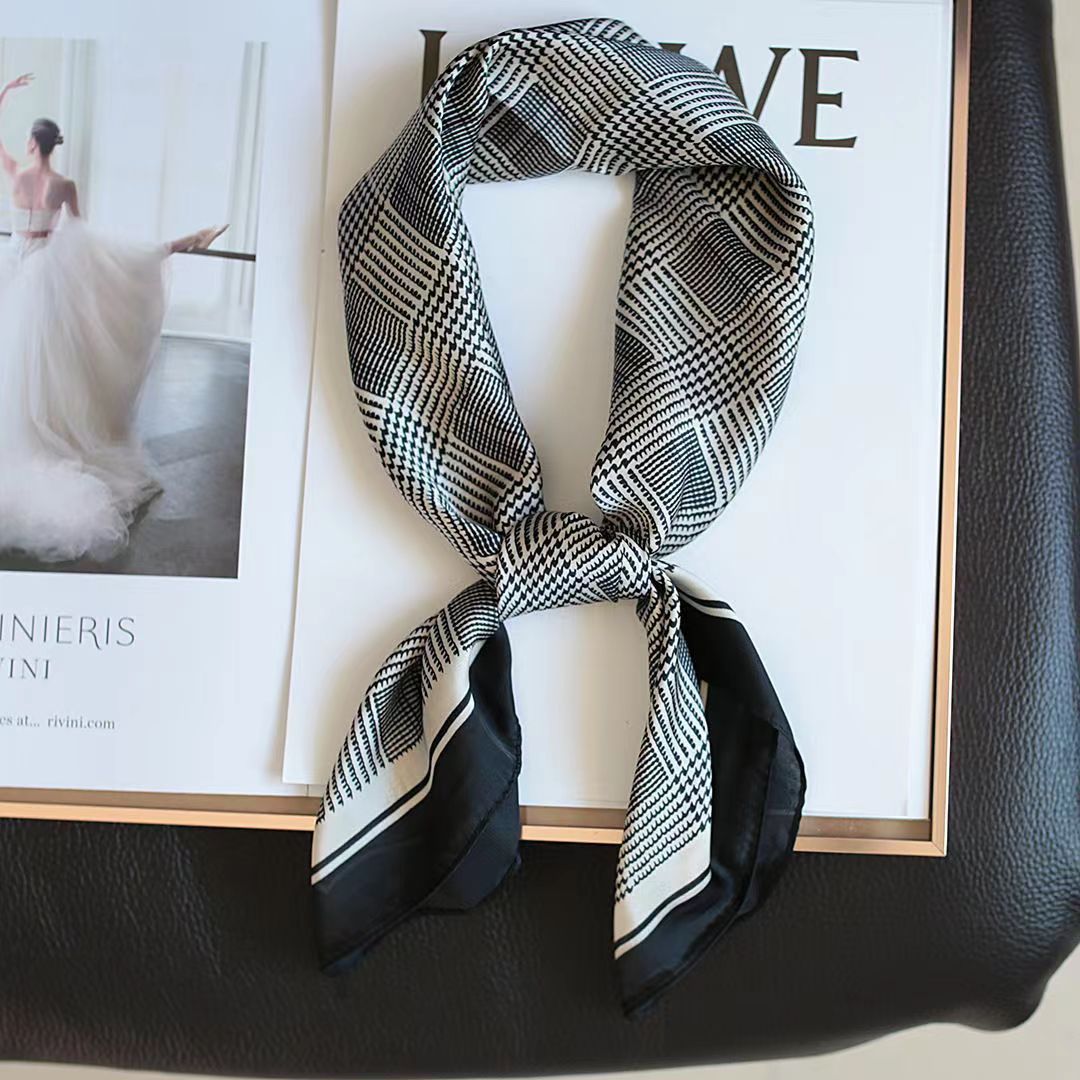 여성용 얼룩말 프린트 스퀘어 스카프, 부드러운 새틴,  - Silk Scarf Square 리뷰 및 가격