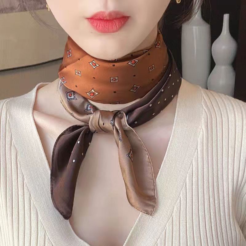 여성용 얼룩말 프린트 스퀘어 스카프, 부드러운 새틴,  - Silk Scarf Square 리뷰 및 가격