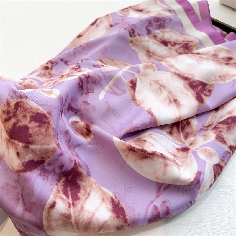 레트로 프린트 대형 스퀘어 스카프, 용수철 가을 스카프 - Silk Scarf Square 리뷰 및 가격