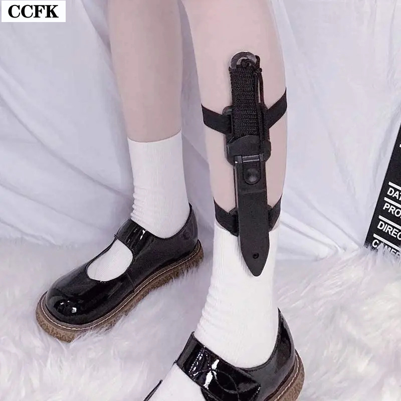 고스 레그 링 카와이 나이프 보호대 하라주쿠 로리타 걸 - Women'S Emo Accessories 리뷰 및 가격
